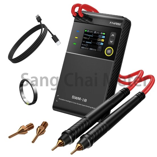 SWM-10 เครื่องเชื่อมจุดอัจฉริยะแบบพกพาพร้อมหน้าจอสี | Spot Welding ...